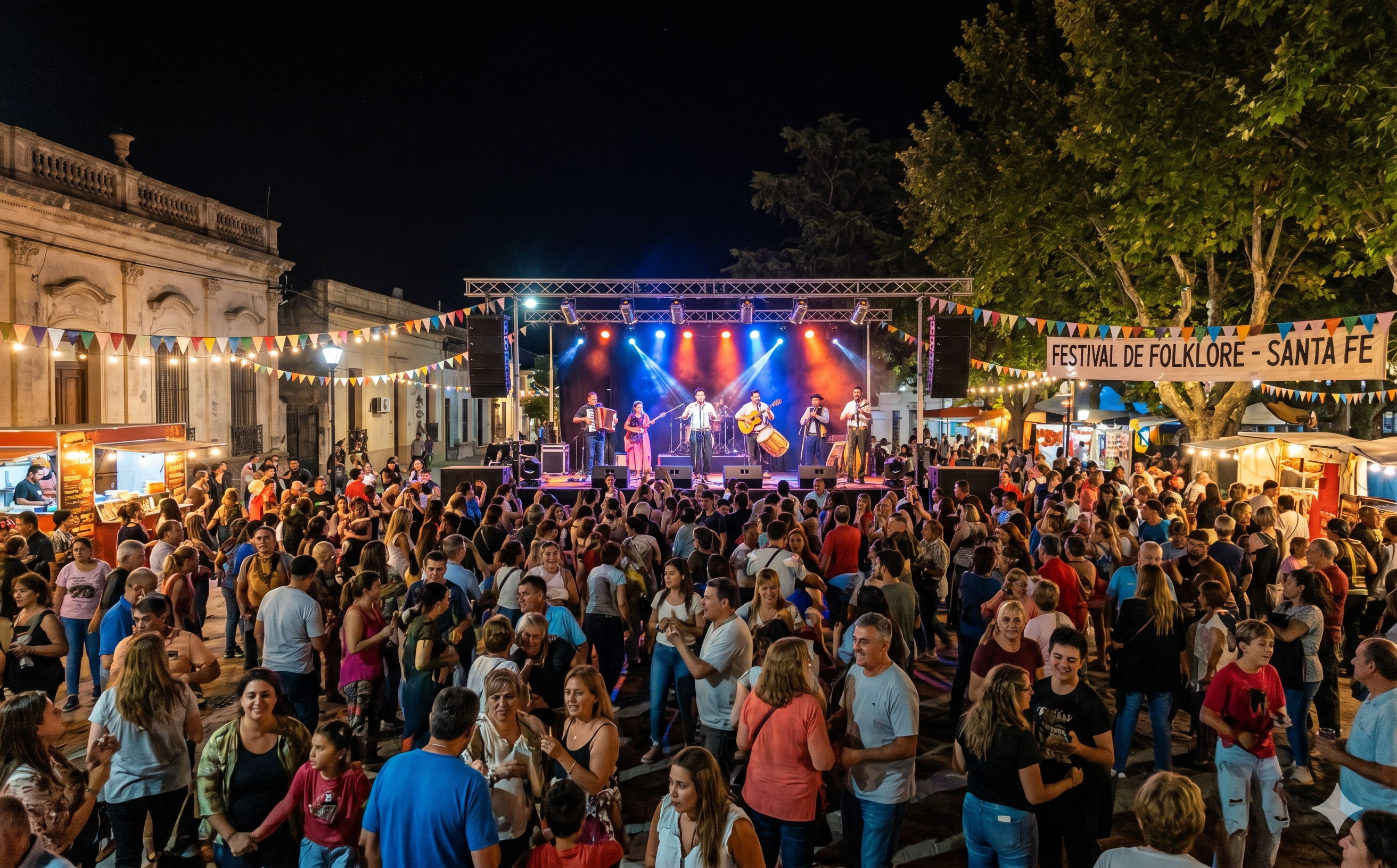 Fiesta popular en Monte Vera